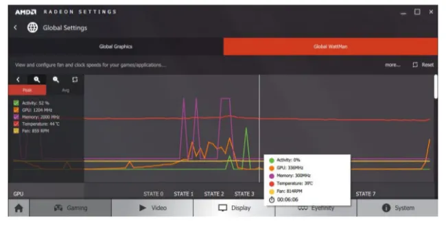 Radeon discount software settings