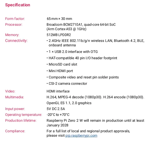 Raspberry Pi Zero 2 W mini review - Benchmarks and thermal