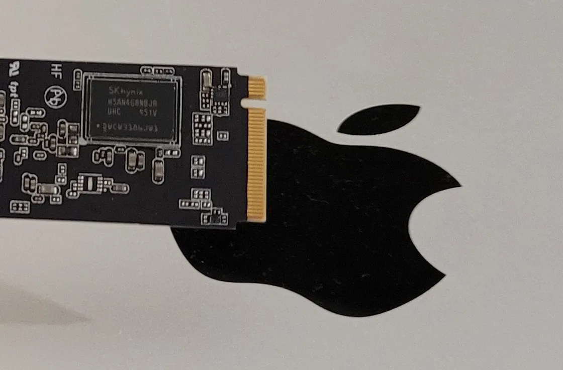 Apple nvme hot sale