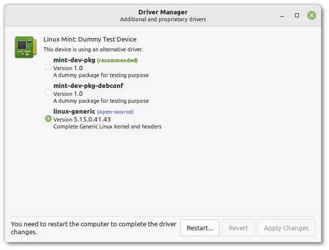 Linux Mint Improving Its Driver Manager Phoronix