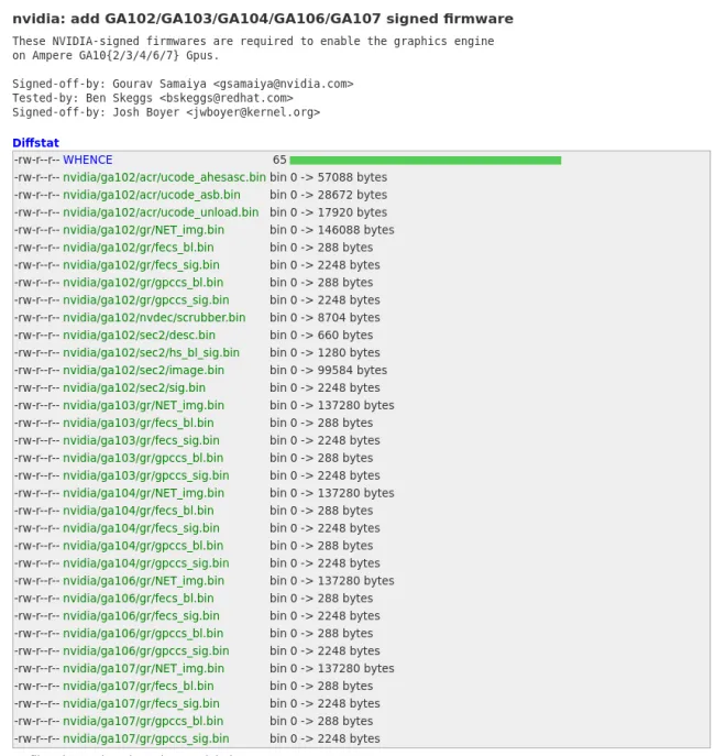 NVIDIA Publishes Signed Ampere Firmware To Finally Allow