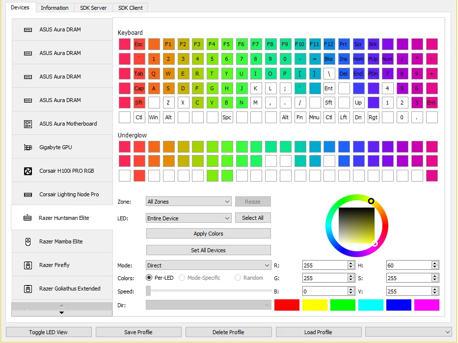 OpenRGB 0.8 Comes As Large Replace To This Open-Supply, Cross-Vendor RGB Lighting Software program