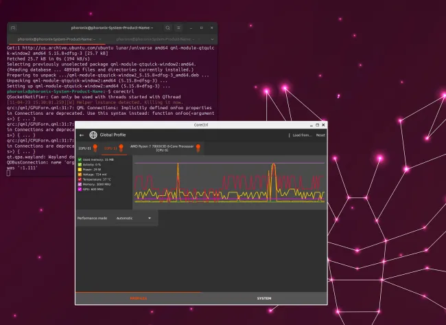 CoreCtrl on Ubuntu Linux