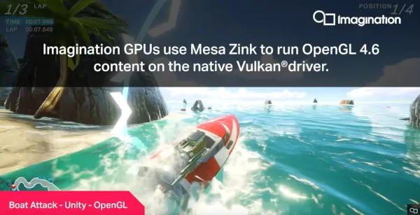 The Zink driver for OpenGL over Vulkan shows good performance on NVIDIA