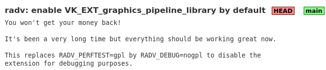 RADV GPL enabled by default.