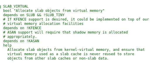 CONFIG_SLAB_VIRTUAL