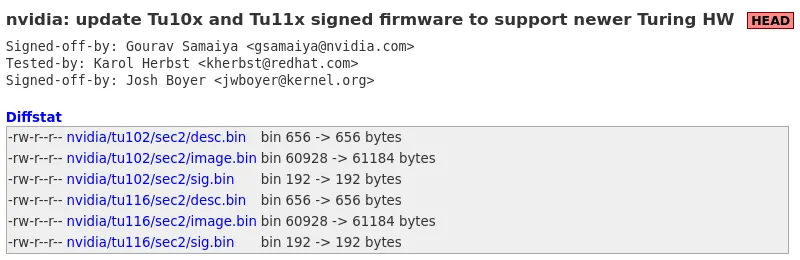 Turing Firmware Updat