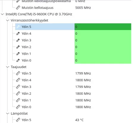 TuxClocker settings