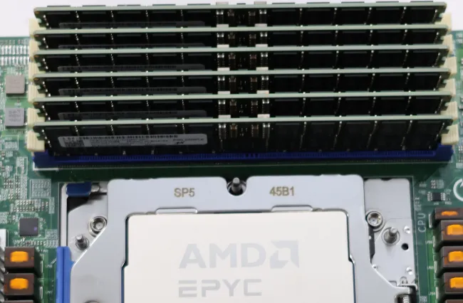 AMD EPYC with DDR5 DIMMs