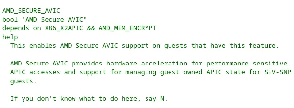 AMD Secure AVIC