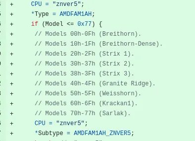 AMD Zen 5 codenames