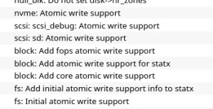 Linux 6.11 To Introduce Block Atomic Writes - Including NVMe & SCSI Support