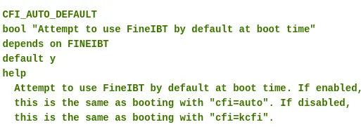 Linux 6.11 Hardening Makes FineIBT Default Configurable At Build Time
