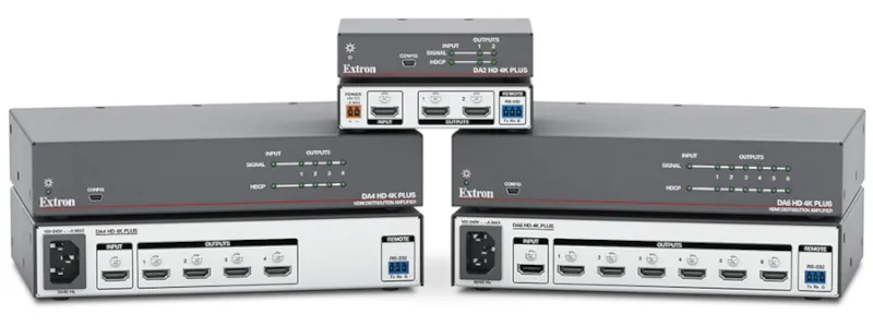 Extron HDMI splitters/amplifiers