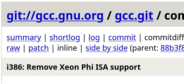 Farewell Intel Xeon Phi: Support Removed In The GCC 15 Compiler - Phoronix