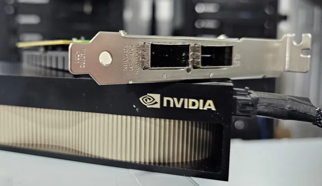 NVIDIA GPU and RDMA network adapter