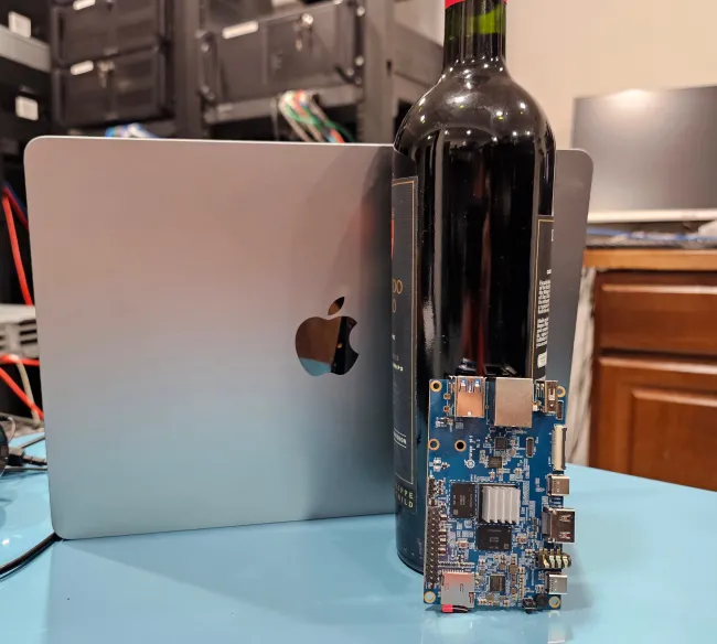 Wine bottle and ARM64 Linux hardware