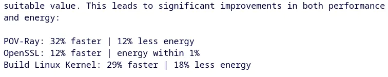 Intel EMR performance and power gains