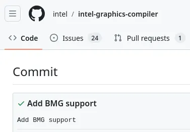 Intel Graphics Compiler 1.0.17193.4 Released With Initial Battlemage Support