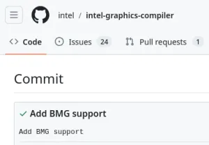 Intel Graphics Compiler 1.0.17193.4 Released With Initial Battlemage Support