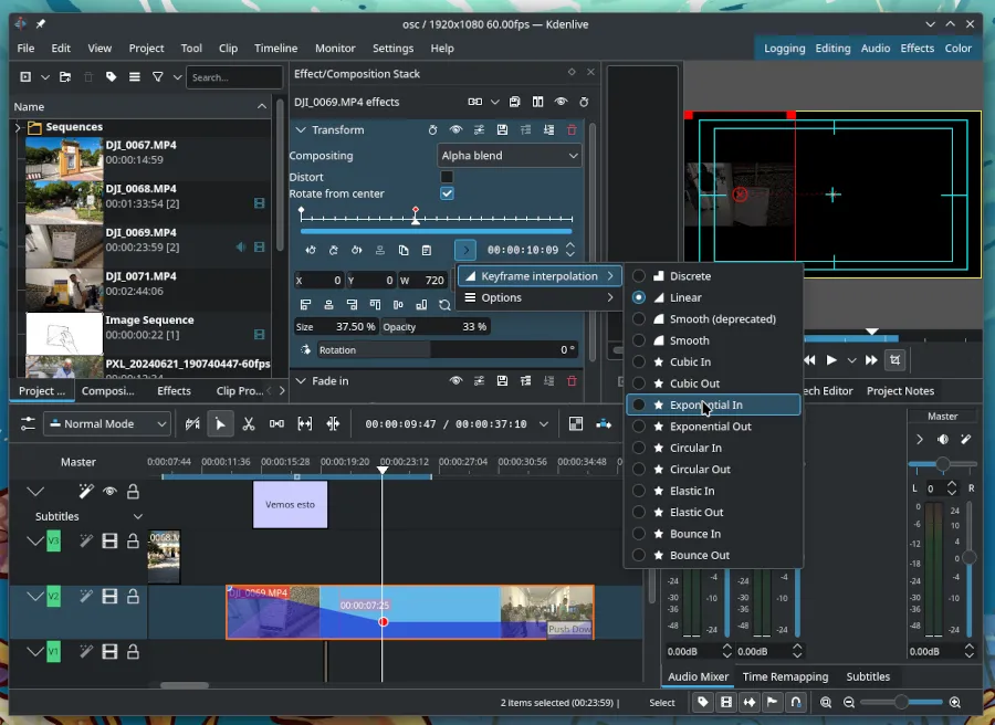 Kdenlive 24.08 Video Editor Offers UI Improvements, Better Performance