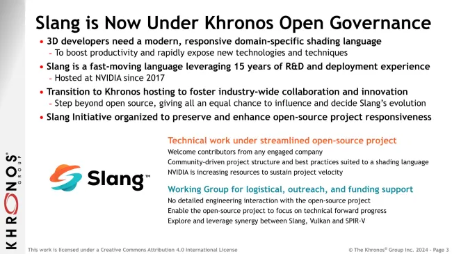 Khronos Slang Initiative slides