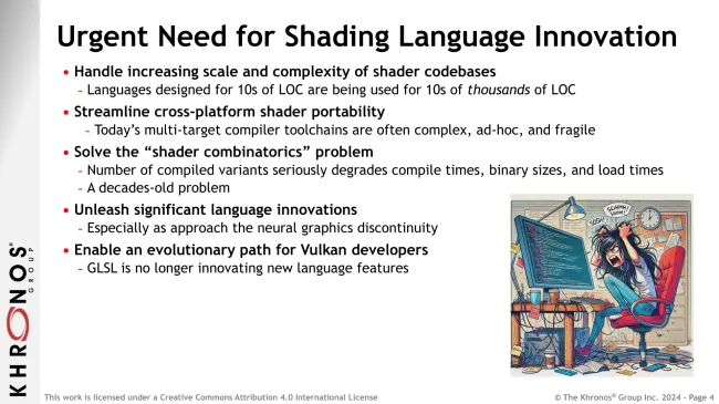 Khronos Slang Initiative slides