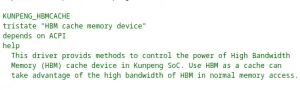 Linux Preps For Kunpeng ARM Server SoC With High Bandwidth Memory