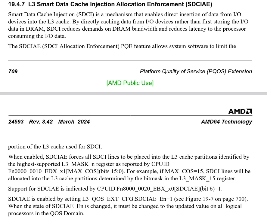 AMD SDCI documentation