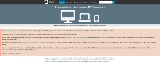 Mono Microsoft to WineHQ