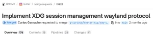 GNOME Mutter Merges XDG Session Management Wayland Protocol