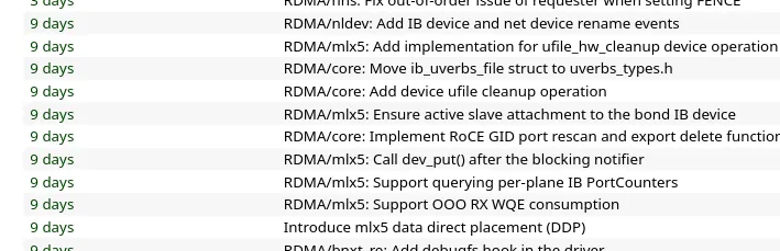 NVIDIA MLX5 DDP patches