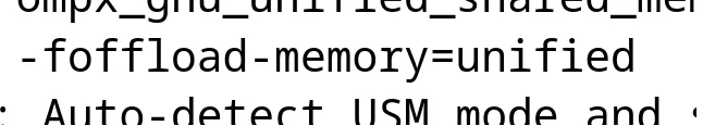 -foffload-memory=unified