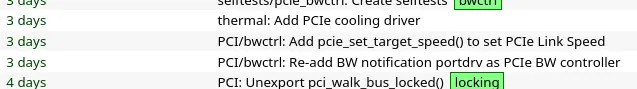 PCIe cooling driver queued