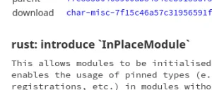 Linux 6.13 Rust Support Allowing For In-Place Modules