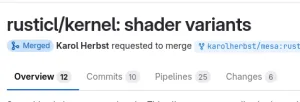 Kernel Shader Variants Merged For Mesa's Rusticl OpenCL Driver