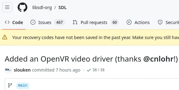 Valve Contributes OpenVR Video Driver To SDL