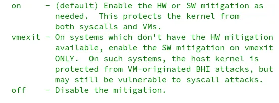 spectre_bhi=vmexit Mitigation Merged For Linux 6.11 Cloud Use