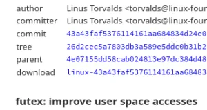 Linus Torvalds Improves Futex Code To Improve User-Space Accesses