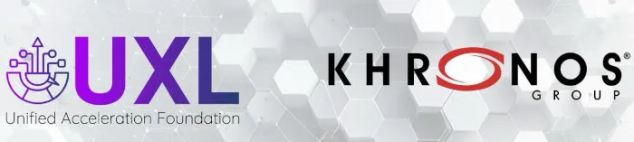 UXL Foundation and Khronos logos