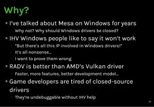 Open-Source Radeon Vulkan Driver "RADV" Demonstrated On Windows