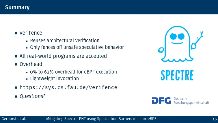 BPF Spectre speculation barrier slide