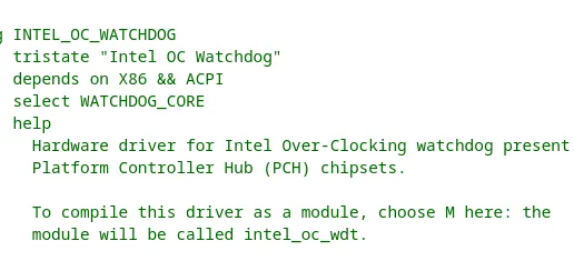 INTEL OC WATCHDOG