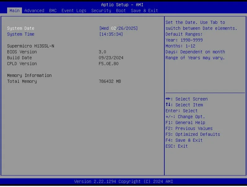 Supermicro EPYC BIOS