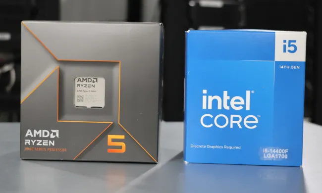 AMD Ryzen 5 8400F, Intel Core i5 14400F