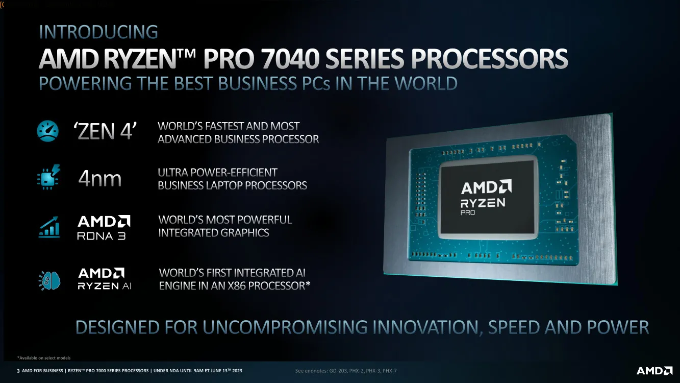 AMD Announces Ryzen PRO 7000 Series Laptop Desktop CPUs Phoronix