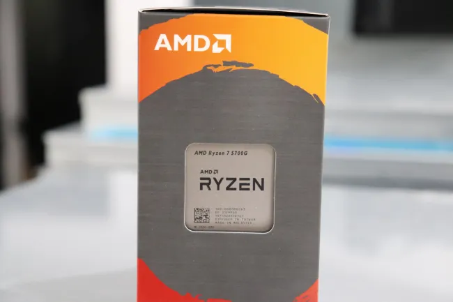 AMD Ryzen 7 5700G retail APU pictured and tested 