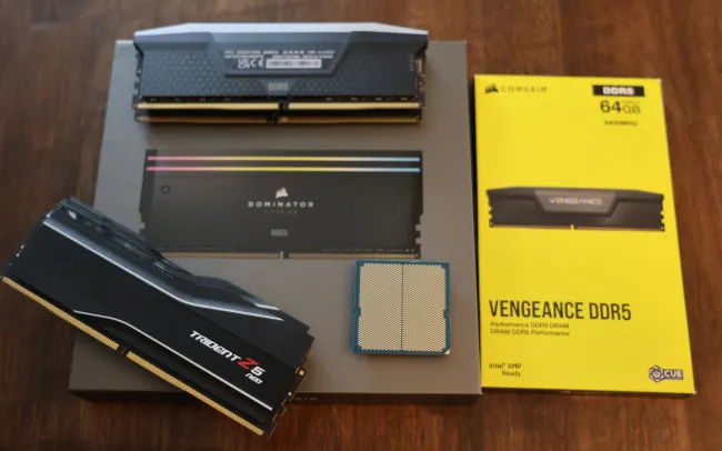 AMD Ryzen 9 9950X + DDR5 memory kits