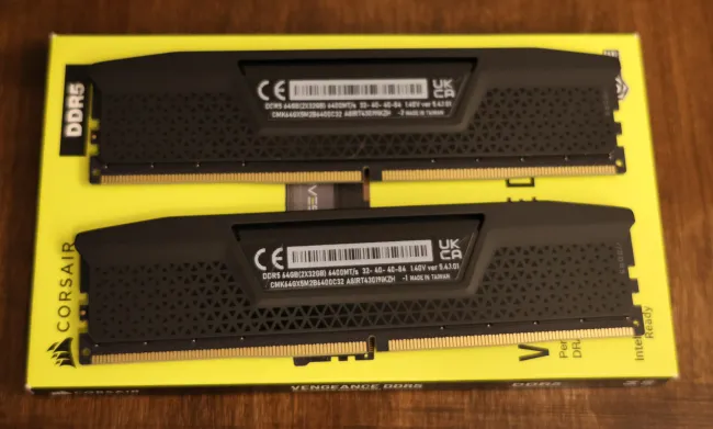 Corsair DDR5 memory