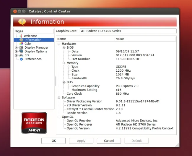 Amd hot sale catalyst linux